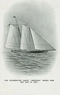 Cowes Club Cup Yacht Race - Celebrated Yacht America