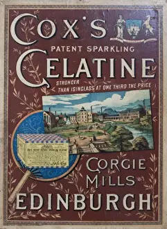 Gelatine Prints: Coxs Gelatine Gorgie Mills Edinburgh