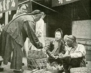 Crab stall in Peking (Beijing), China, East Asia