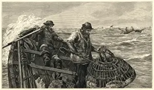 Crabs Prints: CRABBING / 1883