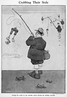 Inventions Collection: Crabbing Their Style by William Heath Robinson