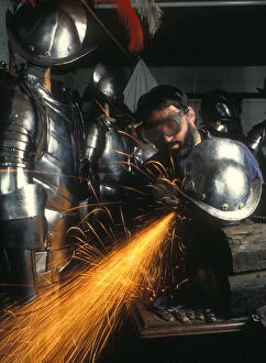 Breastplate Gallery: Craftsman puts finishing touches to replica suit of armour