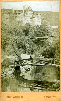 Cragside Collection: Cragside House & Bridges, Rothbury, Northumberland