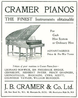Bond Collection: Cramer Pianos Advertisement
