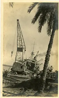 Crane Prints: Crane at Magill, Basra, Iraq, WW1