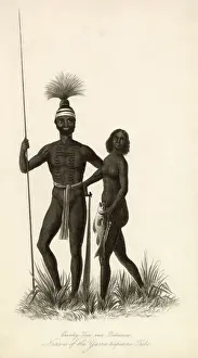 C1840 Prints: Cranky Tom and Dilburree, of the Yarra-Hapinni tribe Date: circa 1840