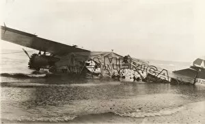 Air Crash Gallery: Crashed Fokker C2 named America