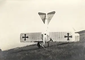 Crashed German aircraft - WWI