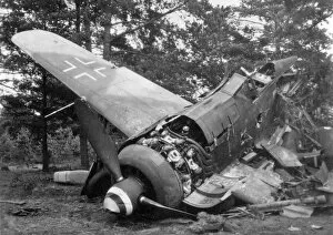 Wrecked Collection: Crashed German plane, WW2