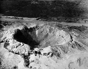 Mine crater