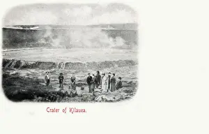 Volcano Prints: The Crater of Kilauea
