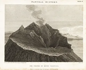 Lava Prints: The crater of Mount Vesuvius, Italy, 1797