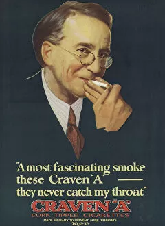 Images Dated 27th August 2014: Craven A Cigarette Advert, 1927