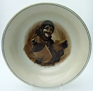Images Dated 23rd September 2010: Cream pottery bowl - WWI - Bairnsfatherware