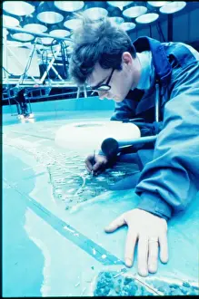 Airfields Prints: Creating model for flight simulator, RAF Lyneham, Wiltshire