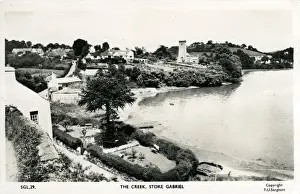 Totnes Prints: The Creek, Stoke Gabriel, Devon