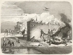 Wait Prints: Cremation Calcutta Death Regional India 1859