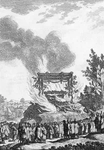 Images Dated 22nd June 2018: CREMATION, SRI LANKA