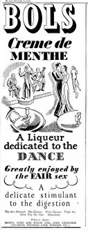 Menthe Collection: Creme de Menthe advertisement, 1931