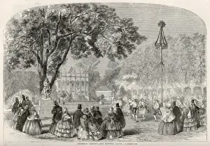 May Pole Prints: Cremorne Gardens 1858