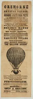 Cremorne Prints: Cremorne Gardens... Grand Victoria fete in honour of the In