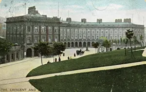Slopes Prints: The Crescent & Slopes, Buxton, Derbyshire