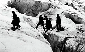 Mont Prints: Crevasse, Mont Blanc