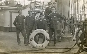 Inverness Prints: Crew on board SV Inverness-shire