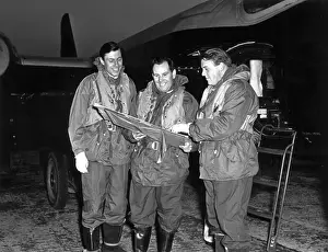The crew of English Electric Canberra B5 VX185