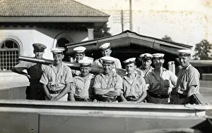 Berwick Prints: Crew of HMS Berwick, British heavy cruiser
