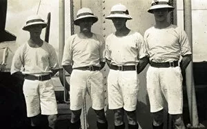 Arabis Collection: Crew of HMS Cornflower, British minesweeping sloop