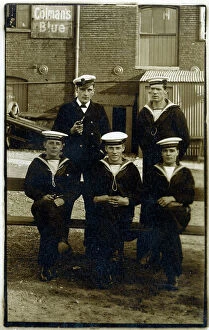 Depot Collection: Crew of HMS Maidstone - submarine Depot Ship