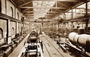 Crewe LNWR Engine Works early 1900s