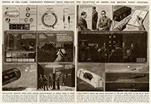 Optical Prints: Crews for British night fighters by G. H. Davis