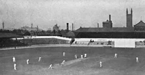 Images Dated 6th May 2011: Cricket at Bramall Lane 1911
