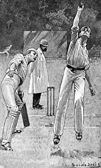 Cricket game photo