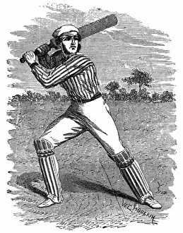 Batsman Prints: Cricket The Cut Shot