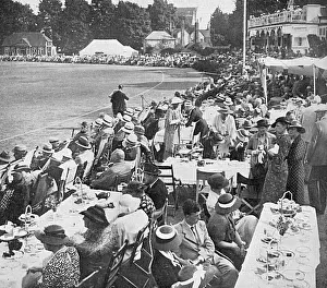 Eastbourne Prints: Cricket at Eastbourne