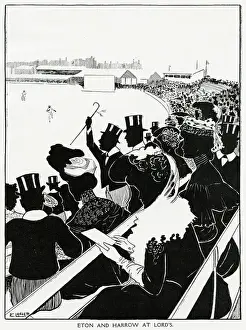 Cricket at Eton and Harrow at Lords 1907