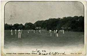 Images Dated 9th September 2016: Cricket Field, Campbell College, Belfast, Northern Ireland