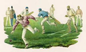 Cricket Collection: Cricket / Going for a Run