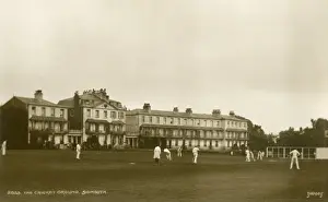 Cricketers Prints: The Cricket Ground, Sidmouth