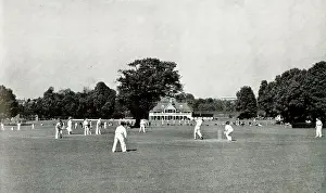 Companys Prints: Cricket at the Imperial Tobacco Company's Athletics Ground