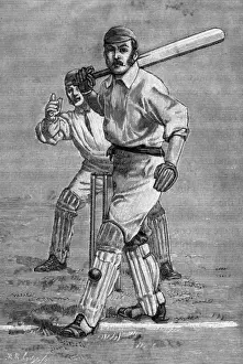 Batsman Prints: Cricket Leg Before Wicket