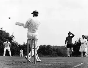 Batting Prints: Cricket Match