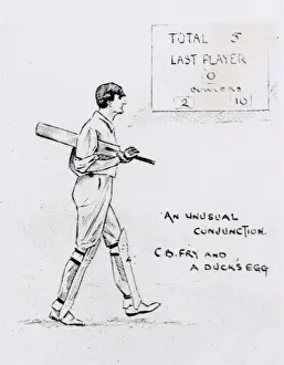 Batting Prints: Cricket Match, England v Australia 1902