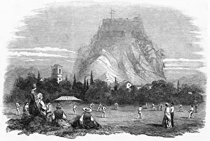 Cricketers Prints: Cricket Match at the Garrison, Corfu, Greece