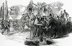 Stumps Prints: A cricket match of Greenwich Pensioners