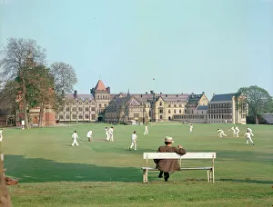 Cricket match at Tonbridge School, Tonbridge