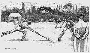 Decision Prints: Cricket A Run Out